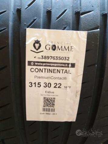 4 GOMME 315 30 22 CONTINENTAL A5452