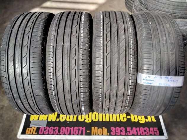 4 gomme usate bridgestone 215 60 16 95v estive