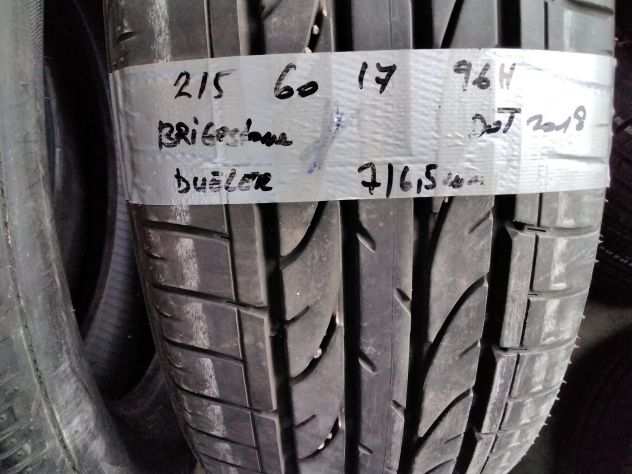 4 GOMME USATE BRIDGESTONE 215 60 17 96H ESTIVE