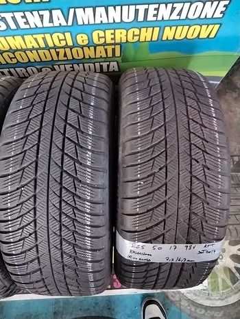 4 GOMME USATE BRIDGESTONE 225 50 17 98V RFT INVERNALI