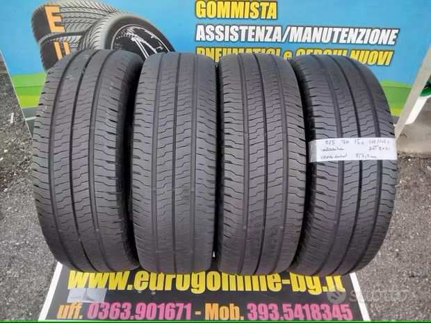 4 gomme usate continent 215 70 15c 109107s estive
