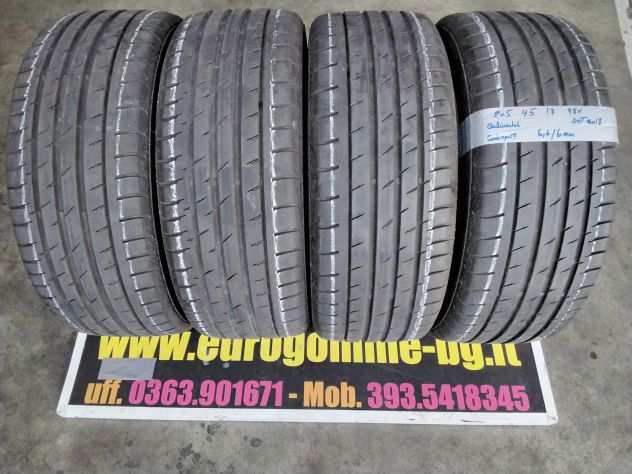 4 gomme usate continental 205 45 17 88v estive