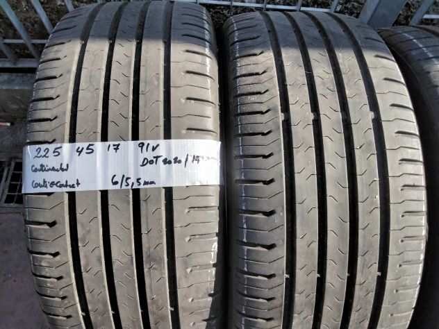 4 GOMME USATE CONTINENTAL 225 45 17 91V ESTIVE