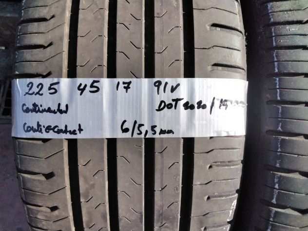 4 GOMME USATE CONTINENTAL 225 45 17 91V ESTIVE