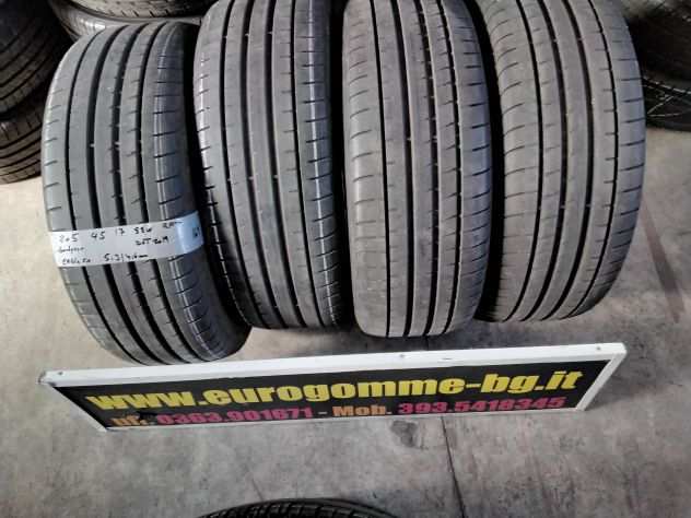 4 GOMME USATE GOODYEAR 205 45 17 88w ESTIVE RFT