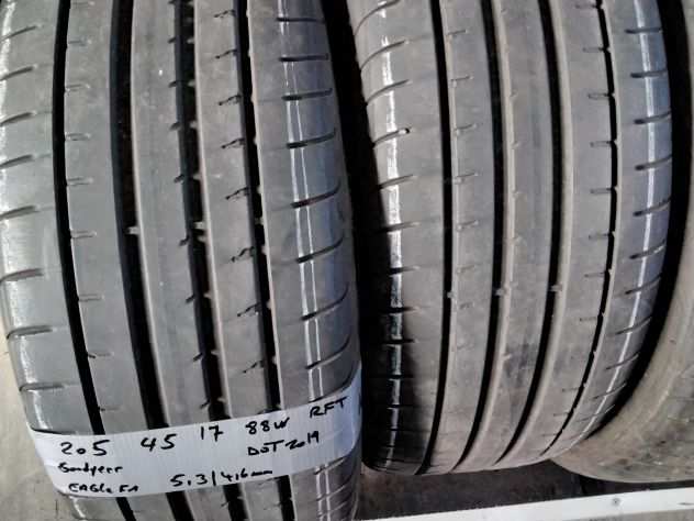 4 GOMME USATE GOODYEAR 205 45 17 88w ESTIVE RFT