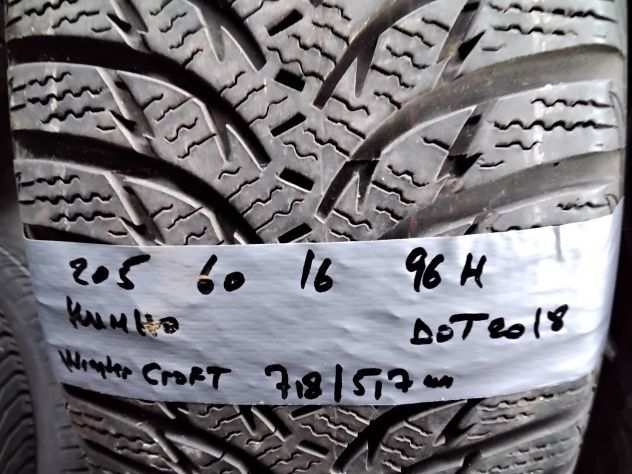 4 GOMME USATE KUMHO 205 60 96H INVERNALI
