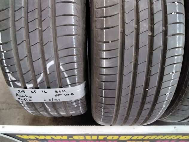 4 GOMME USATE KUMHO 215 45 16 86H ESTIVE