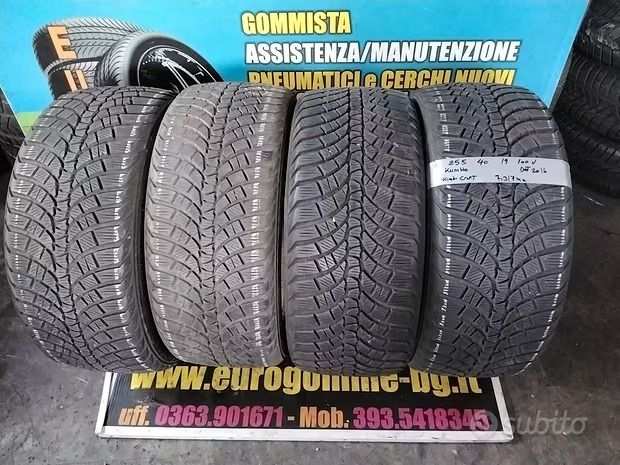 4 GOMME USATE KUMHO 255 40 19 100V INVERNALI