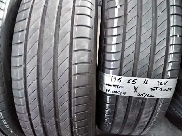 4 GOMME USATE MICHELIN 195 65 16 92V ESTIVE