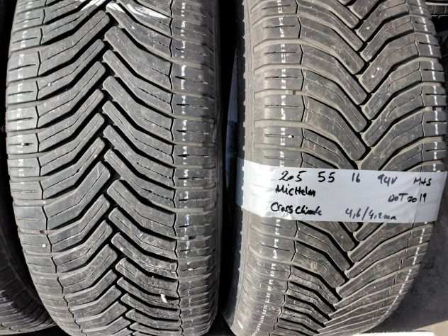 4 GOMME USATE MICHELIN 205 55 16 94V 4STAGIONI