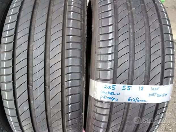 4 gomme usate michelin 235 55 18 100v estive