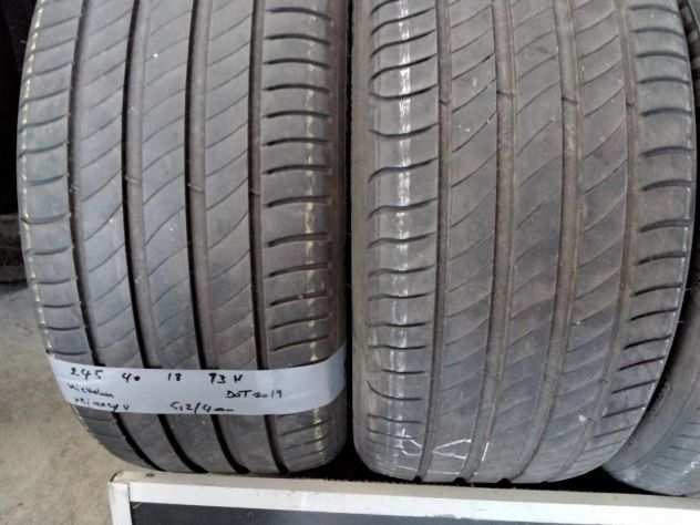 4 GOMME USATE MICHELIN 245 40 18 93H ESTIVE