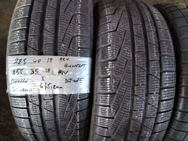 4 GOMME USATE PIRELLI 225 40 18255 40 18 INVERNALI RFT