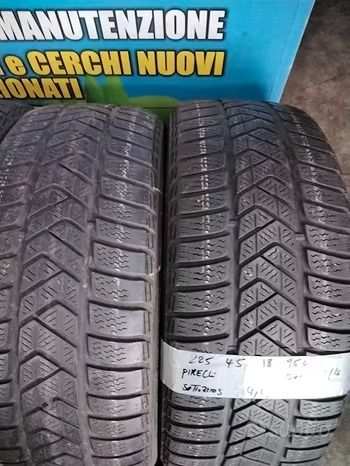 4 GOMME USATE PIRELLI 225 45 18 95V INVERNALI