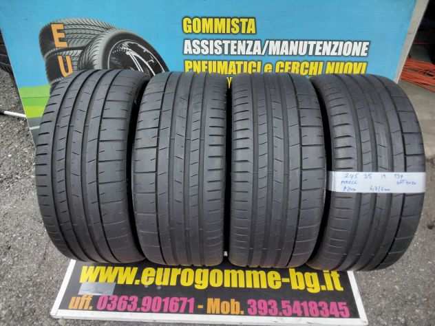 4 gomme usate pirelli 245 35 19 93y estive