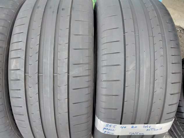 4 gomme usate pirelli 255 40 20 101y estive