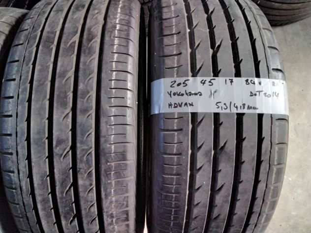 4 GOMME USATE YOKOHAMA 205 45 17 84V ESTIVE RUN FLAT