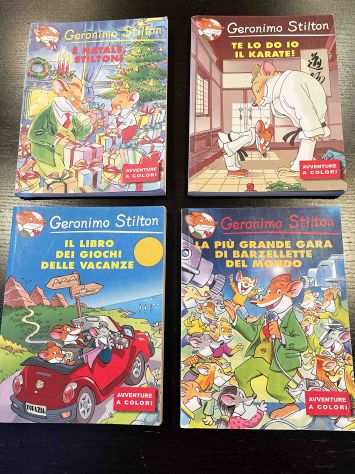 4 Libri Geronimo Stilton - Avventure a colori