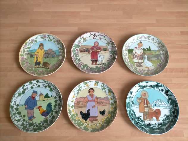 4 Piatti Villeroy e Boch - UNICEF seconda serie