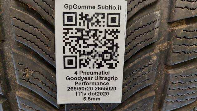 4 Pneumatici 2655020 Goodyear invernali al 6920