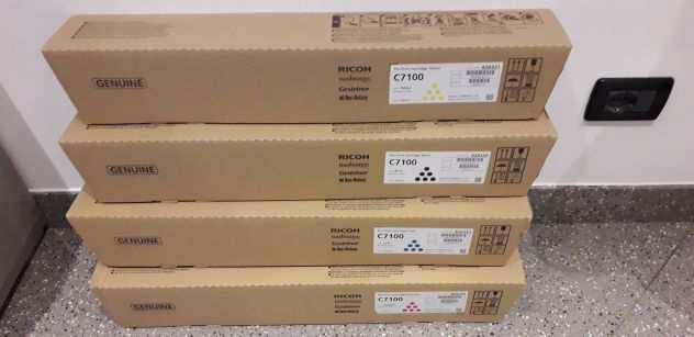 4 toner Ricoh Pro C7100 K,C,M,Y originali