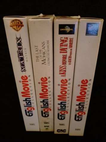 4 VHS English Movie film
