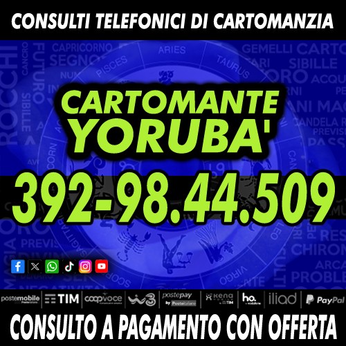 Non rimanere con i dubbi…fugali – Studio di Cartomanzia il Cartomante YORUBA’