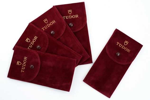 41 TUDOR Pochette Bordeaux Ottima Qualitagrave Promozione Tessuto Floccato