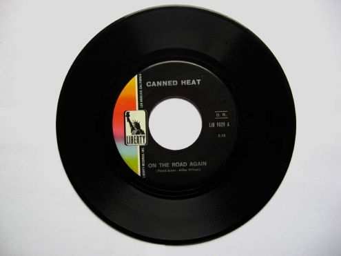 45 giri del 1968-Canned Heat-On the road again