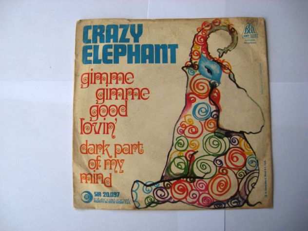 45 giri del 1969-Crazy Elephant-gimme gimme good lovin