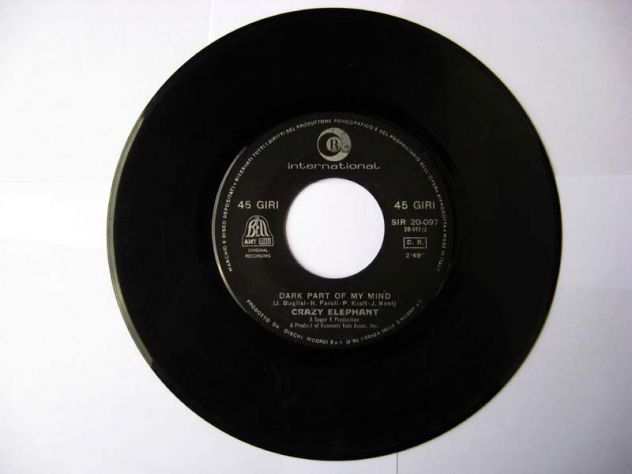 45 giri del 1969-Crazy Elephant-gimme gimme good lovin