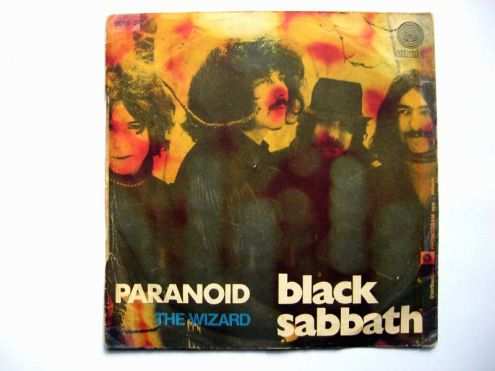 45 giri del 1970-Black Sabbath-Paranoid