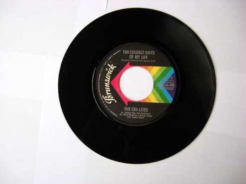 45 giri del 1972-The Chi-Lites-The coldest days of my life