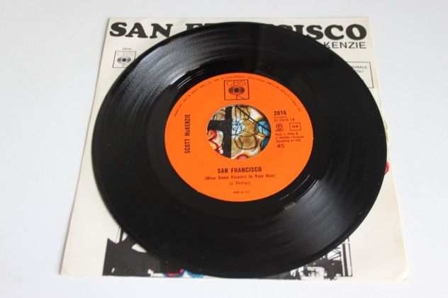 45 GIRI SCOTT McKENZIE - SAN FRANCISCO 1967 CBS 2816 ITALY