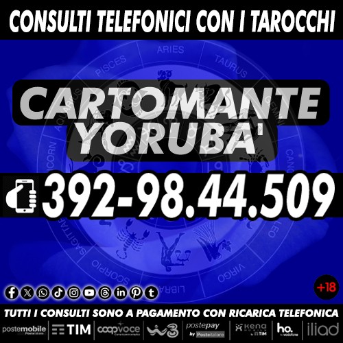 Ascolta le previsioni, gli aiuti e i consigli del Cartomante Yorubà