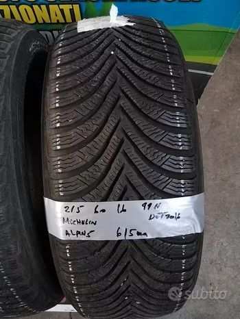 4Gomme usate 215 60 16 99h michelin