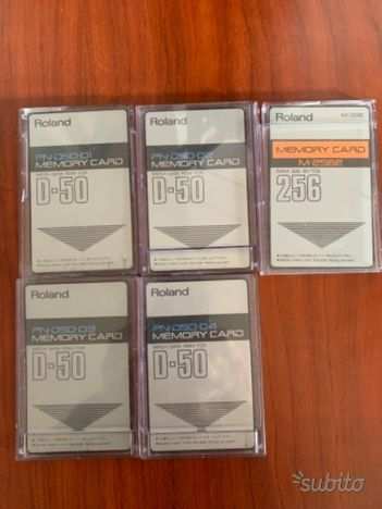 5 Card x Roland D50550  M256  MEGA CARD