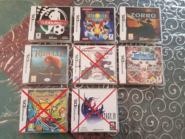 5 giochi per Nintendo DS