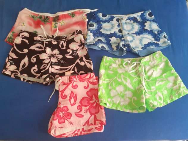 5 shorts pantaloncini mare tg. Xs