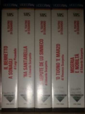 5 VHS - Il Teatro di Eduardo