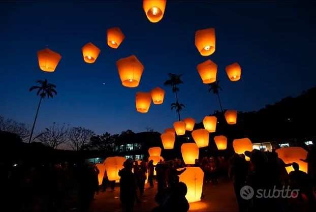 50 Lanterne cinesi volanti