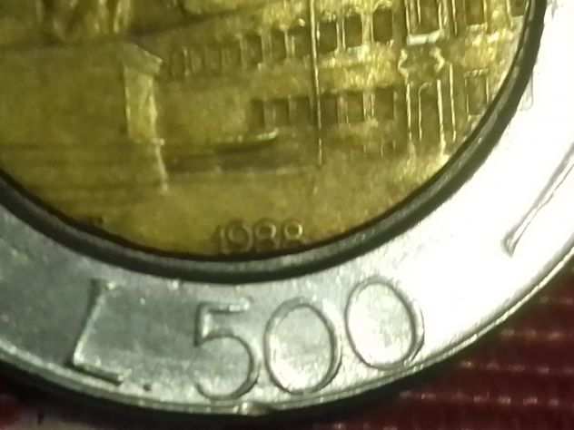 500 lire bimetallica