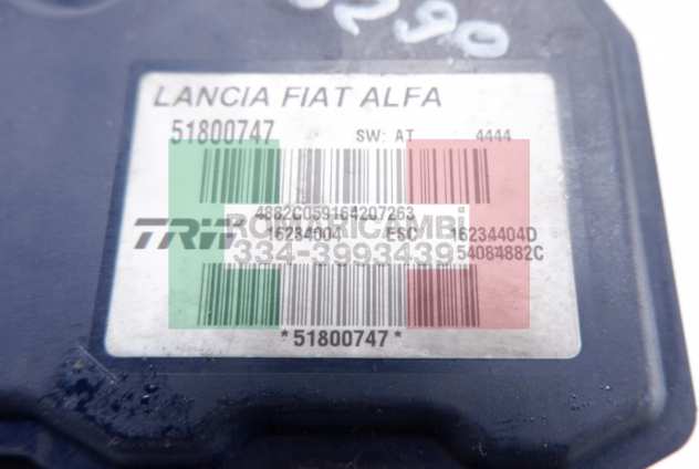 51800747 Fiat Croma 1.9 pompa centralina ABS Euro 94