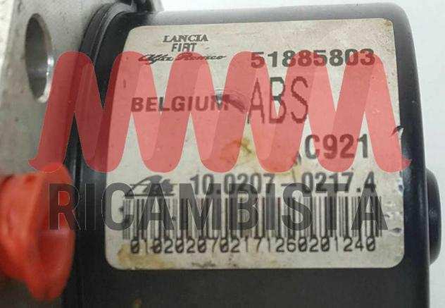 51885803 Fiat Doblograve centralina gruppo pompa ABS