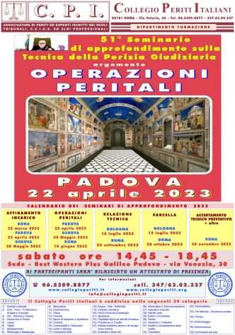 51deg Seminario-OPERAZIONI PERITALI - PADOVA 22 aprile 2023
