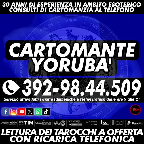 Consulto di Cartomanzia Yorubà: prendi le redini del tuo futuro