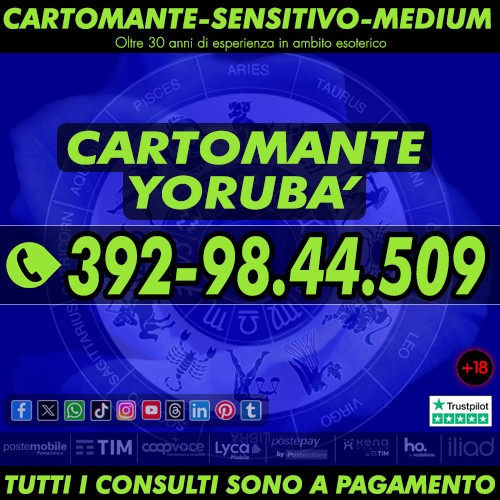 Cartomante YORUBA’…non ci sono paragoni!