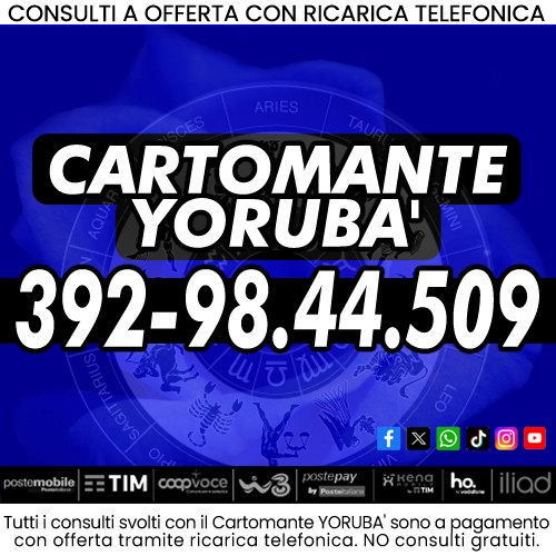 ¸.•*´¨`*•.¸CARTOMANTE YORUBA - LETTURA DEI TAROCCHI AL CELLULARE¸.•*´¨`*•.¸