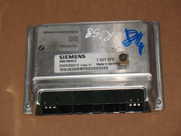 5WK93014 7527072 ECU BMW E60 SIEMENS DME MS45.0 5WK93014 7527072 7 527 072